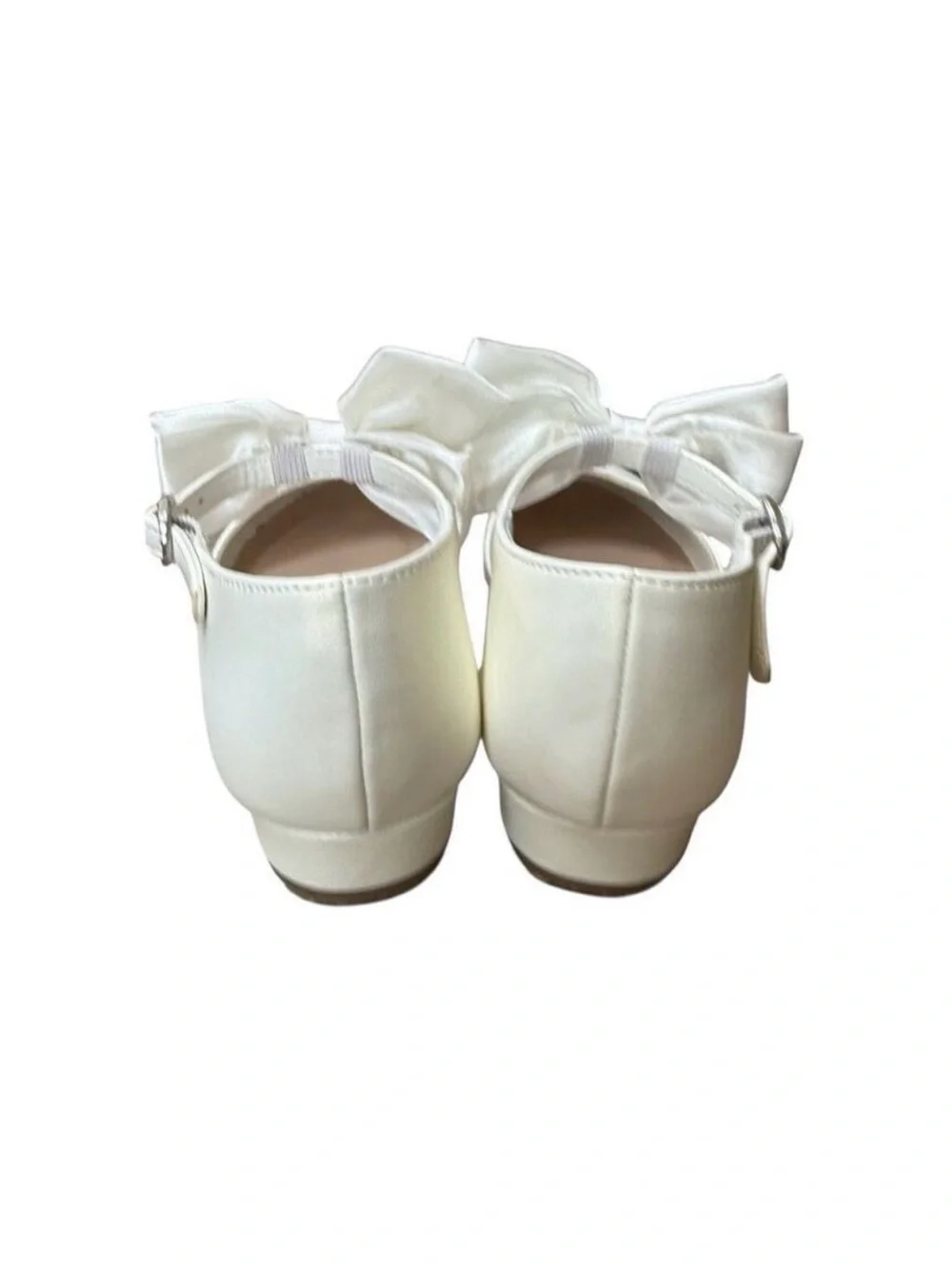 Gymboree Girls Bow Ballet Flats - Special Occasions - White Size 11